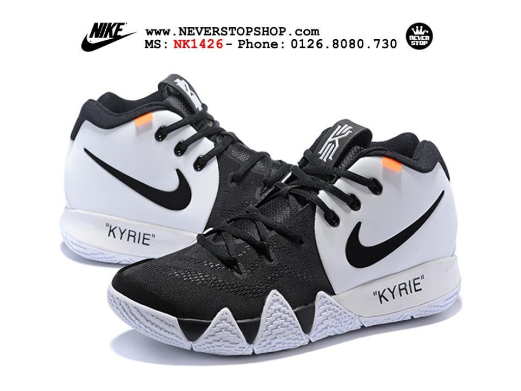 Giày Nike Kyrie 4 Off White nam nữ hàng chuẩn sfake replica 1:1 real chính hãng giá rẻ tốt nhất tại NeverStopShop.com HCM