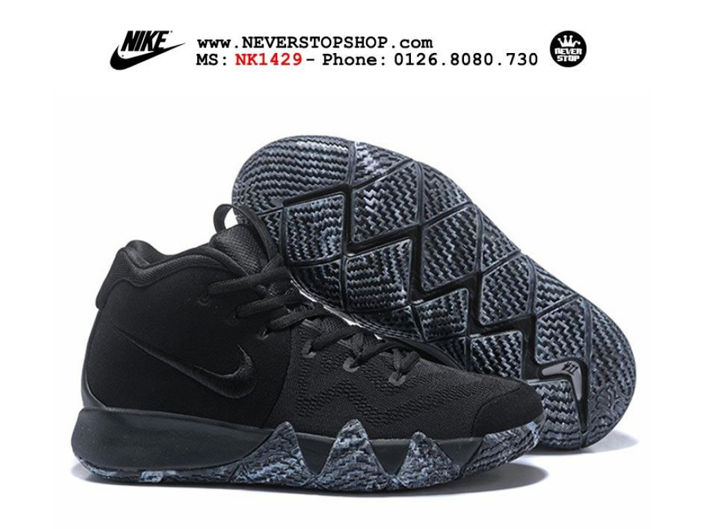 Giày Nike Kyrie 4 Triple Black nam nữ hàng chuẩn sfake replica 1:1 real chính hãng giá rẻ tốt nhất tại NeverStopShop.com HCM