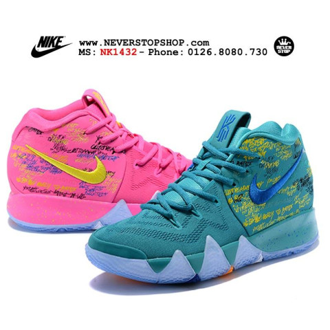 Nike Kyrie 4 What The Pink Teal