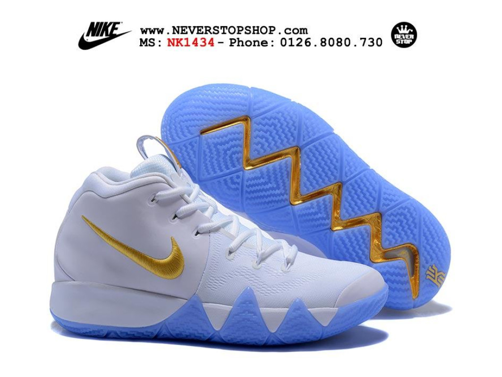 Giày bóng rổ NIKE KYRIE 4 WHITE GOLD ICE hàng đẹp ...