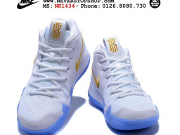 Giày Nike Kyrie 4 White Gold Ice nam nữ hàng chuẩn sfake replica 1:1 real chính hãng giá rẻ tốt nhất tại NeverStopShop.com HCM