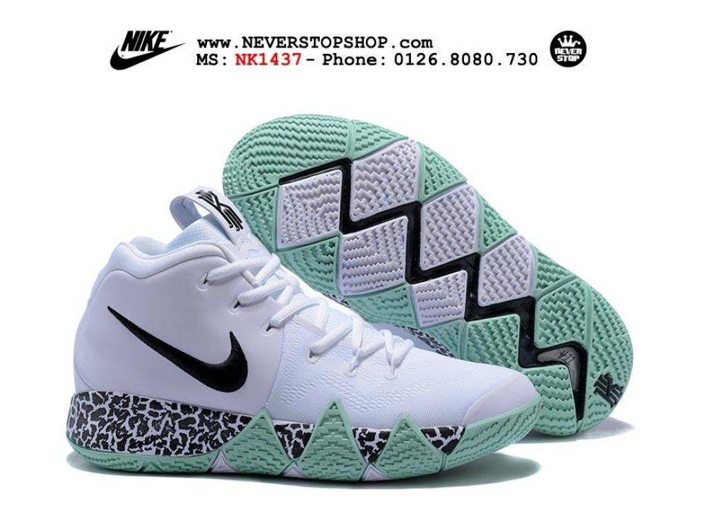 Giày Nike Kyrie 4 White Mint nam nữ hàng chuẩn sfake replica 1:1 real chính hãng giá rẻ tốt nhất tại NeverStopShop.com HCM