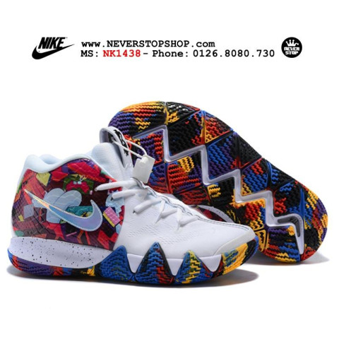 Nike Kyrie 4 White Multicolor