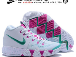 Giày Nike Kyrie 4 White Pink Mint nam nữ hàng chuẩn sfake replica 1:1 real chính hãng giá rẻ tốt nhất tại NeverStopShop.com HCM