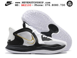 Giày bóng rổ cổ thấp nam Nike Kyrie 5 Low Trắng Đen hàng Replica 1:1 authentic chính hãng giá rẻ tốt nhất tại NeverStopShop.com HCM