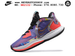 Giày bóng rổ cổ thấp nam Nike Kyrie 5 Low Tím Đỏ hàng Replica 1:1 authentic chính hãng giá rẻ tốt nhất tại NeverStopShop.com HCM