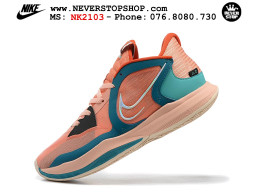 Giày bóng rổ cổ thấp nam Nike Kyrie 5 Low Cam Xanh Dương hàng Replica 1:1 authentic chính hãng giá rẻ tốt nhất tại NeverStopShop.com HCM