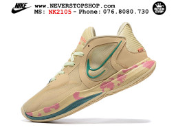 Giày bóng rổ cổ thấp nam Nike Kyrie 5 Low Nâu Hồng hàng Replica 1:1 authentic chính hãng giá rẻ tốt nhất tại NeverStopShop.com HCM