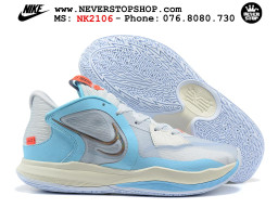 Giày bóng rổ cổ thấp nam Nike Kyrie 5 Low Trắng Xanh hàng Replica 1:1 authentic chính hãng giá rẻ tốt nhất tại NeverStopShop.com HCM