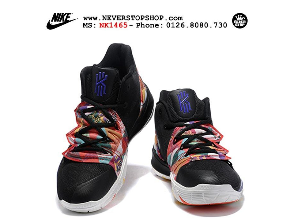 Giày Nike Kyrie 5 Black Multicolor nam nữ hàng chuẩn sfake replica 1:1 real chính hãng giá rẻ tốt nhất tại NeverStopShop.com HCM