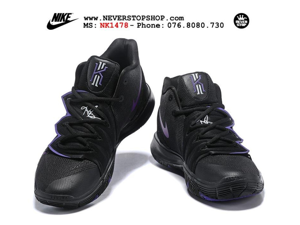 Giày Nike Kyrie 5 Black Purple nam nữ hàng chuẩn sfake replica 1:1 real chính hãng giá rẻ tốt nhất tại NeverStopShop.com HCM
