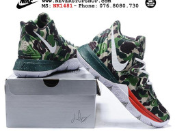 Giày Nike Kyrie 5 Camo Green nam nữ hàng chuẩn sfake replica 1:1 real chính hãng giá rẻ tốt nhất tại NeverStopShop.com HCM