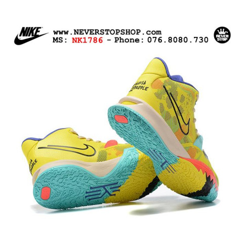 Nike Kyrie 7 1 Wolrd, 1 People Yellow