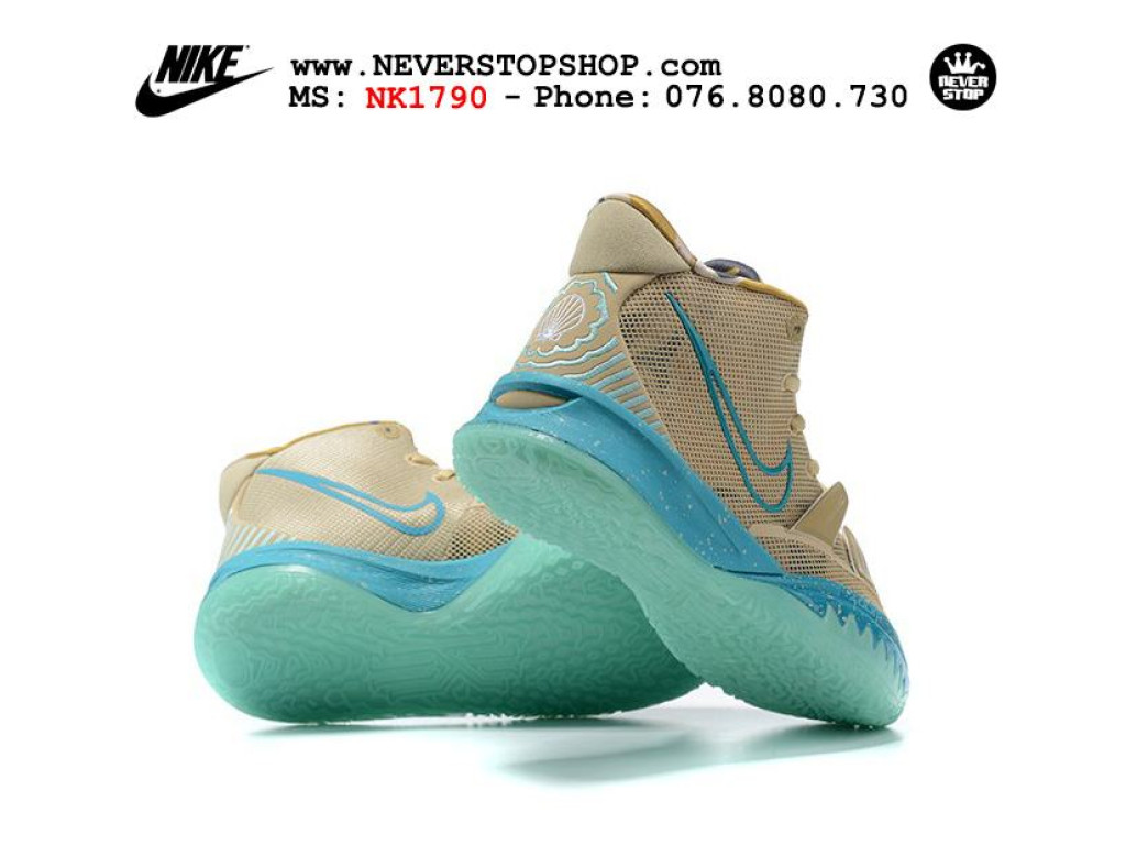 Giày Nike Kyrie 7 Nâu Xanh hàng đẹp chất lượng sfake replica 1:1 real chính hãng giá rẻ tốt nhất tại NeverStopShop.com HCM