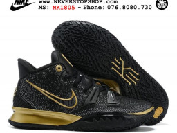 Giày Nike Kyrie 7 Đen Gold hàng đẹp chất lượng sfake replica 1:1 real chính hãng giá rẻ tốt nhất tại NeverStopShop.com HCM