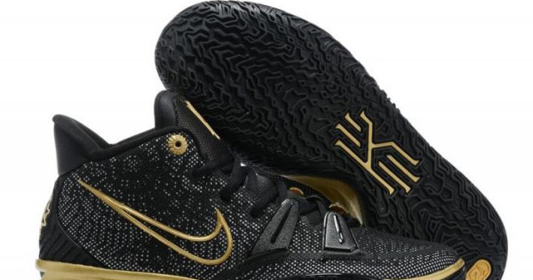 Giày NIKE KYRIE 7 BLACK GOLD cổ cao chuyên bóng rổ,