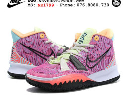 Giày Nike Kyrie 7 Hồng Tím hàng đẹp chất lượng sfake replica 1:1 real chính hãng giá rẻ tốt nhất tại NeverStopShop.com HCM