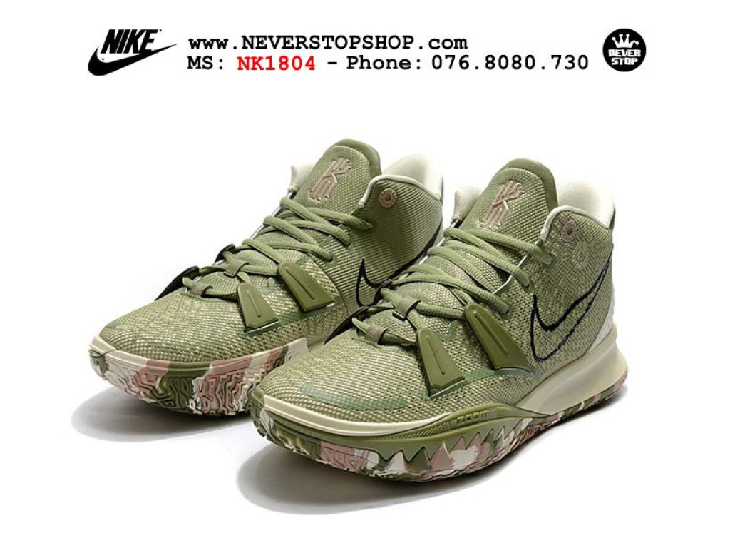Giày Nike Kyrie 7 Xanh Camo hàng đẹp chất lượng sfake replica 1:1 real chính hãng giá rẻ tốt nhất tại NeverStopShop.com HCM
