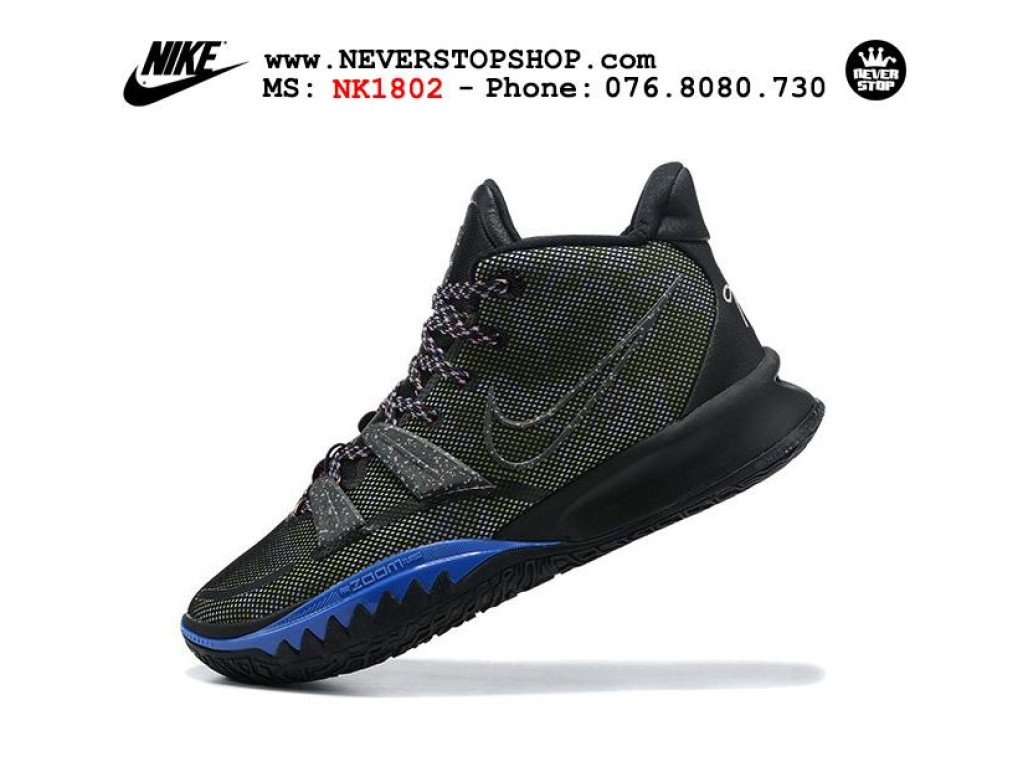 Giày Nike Kyrie 7 Đen Xanh hàng đẹp chất lượng sfake replica 1:1 real chính hãng giá rẻ tốt nhất tại NeverStopShop.com HCM