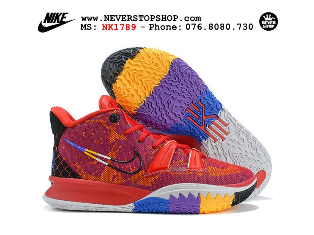 Giày Nike Kyrie 7 Đỏ hàng đẹp chất lượng sfake replica 1:1 real chính hãng giá rẻ tốt nhất tại NeverStopShop.com HCM
