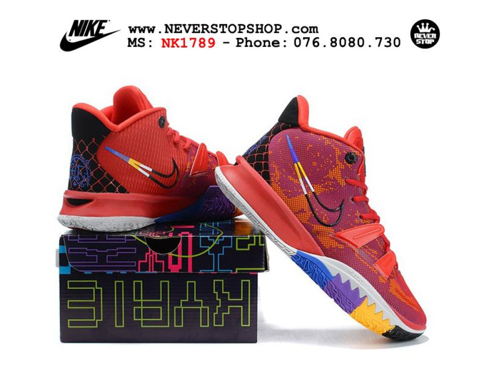 Giày Nike Kyrie 7 Đỏ hàng đẹp chất lượng sfake replica 1:1 real chính hãng giá rẻ tốt nhất tại NeverStopShop.com HCM