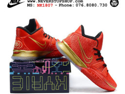 Giày Nike Kyrie 7 Đỏ Vàng hàng đẹp chất lượng sfake replica 1:1 real chính hãng giá rẻ tốt nhất tại NeverStopShop.com HCM