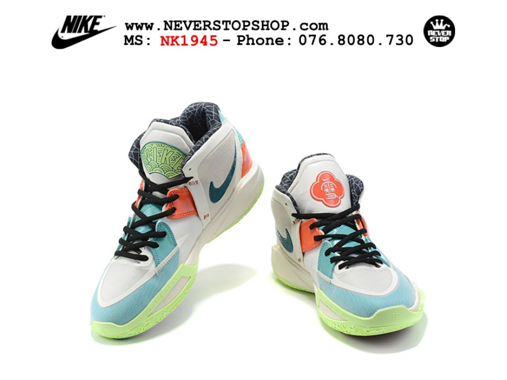 Giày bóng rổ Nike Kyrie 8  Xanh Xám sfake replica 1:1 authentic chính hãng giá rẻ tốt nhất tại NeverStopShop.com HCM
