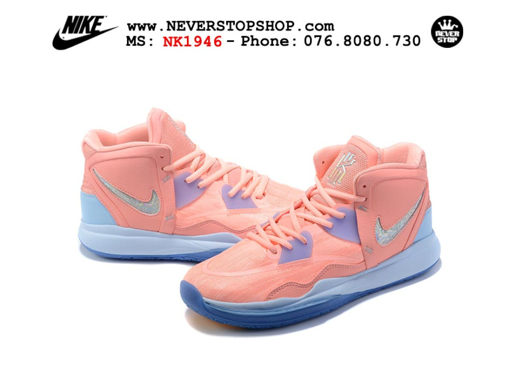 Giày bóng rổ Nike Kyrie 8 Hồng Xanh sfake replica 1:1 authentic chính hãng giá rẻ tốt nhất tại NeverStopShop.com HCM