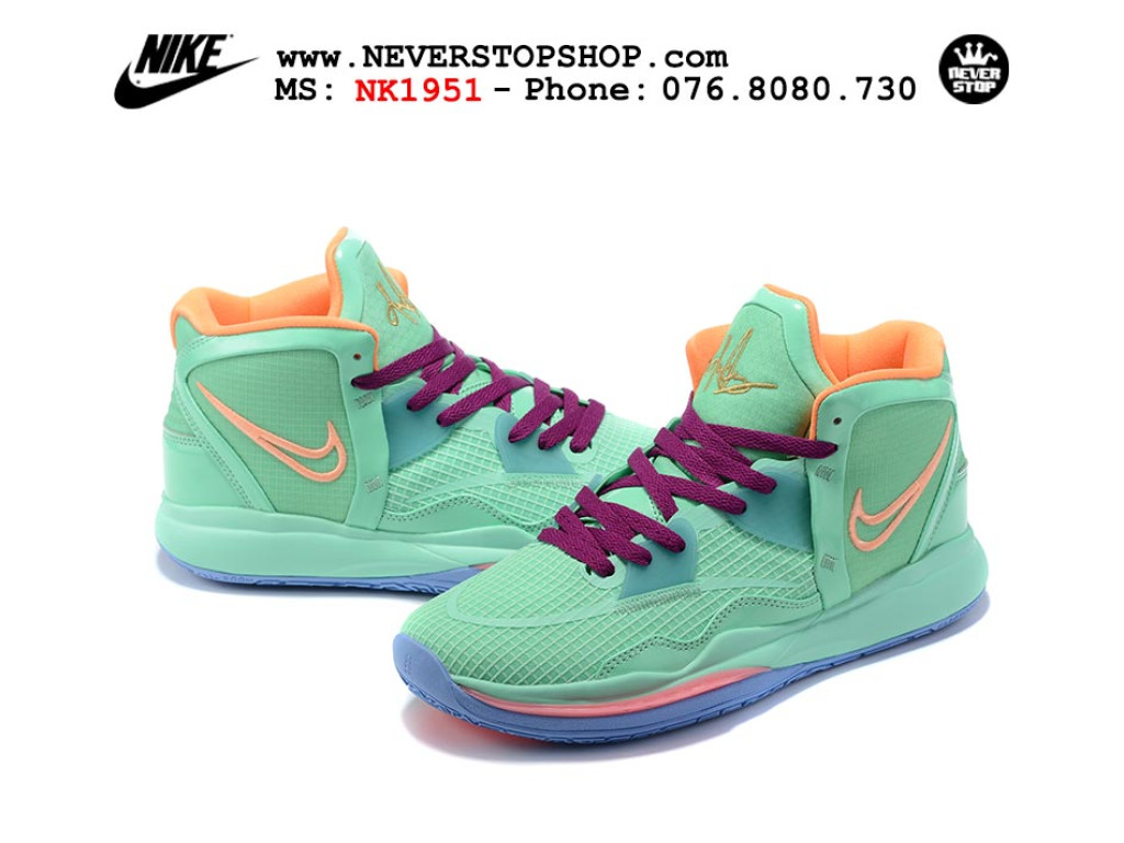 Giày bóng rổ Nike Kyrie 8 Xanh Lá sfake replica 1:1 authentic chính hãng giá rẻ tốt nhất tại NeverStopShop.com HCM