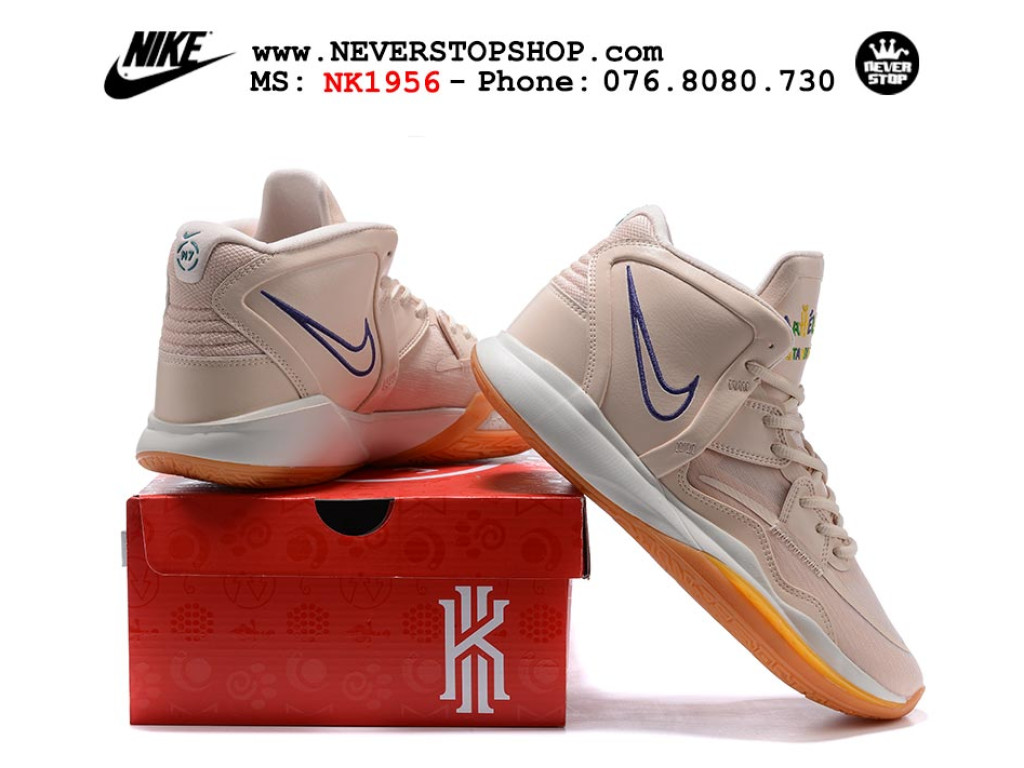 Giày bóng rổ Nike Kyrie 8 Hồng Phấn sfake replica 1:1 authentic chính hãng giá rẻ tốt nhất tại NeverStopShop.com HCM