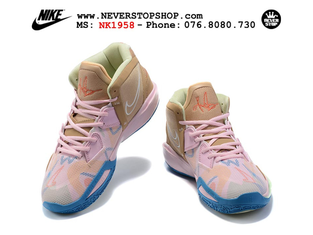 Giày bóng rổ Nike Kyrie 8 Hồng Nâu sfake replica 1:1 authentic chính hãng giá rẻ tốt nhất tại NeverStopShop.com HCM