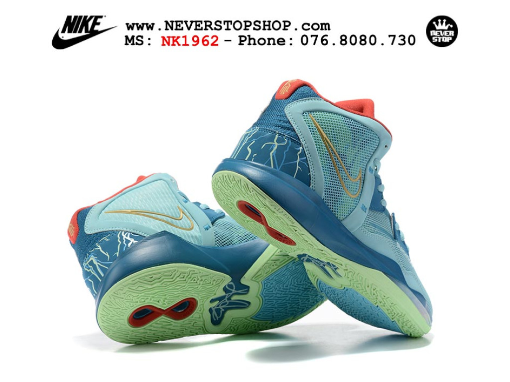 Giày bóng rổ Nike Kyrie 8  Xanh Ngọc sfake replica 1:1 authentic chính hãng giá rẻ tốt nhất tại NeverStopShop.com HCM