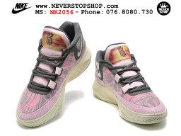 Giày bóng rổ nam Nike Kyrie 9 Xám Hồng cổ cao Replica 1:1 authentic chính hãng giá rẻ tốt nhất tại NeverStopShop.com HCM