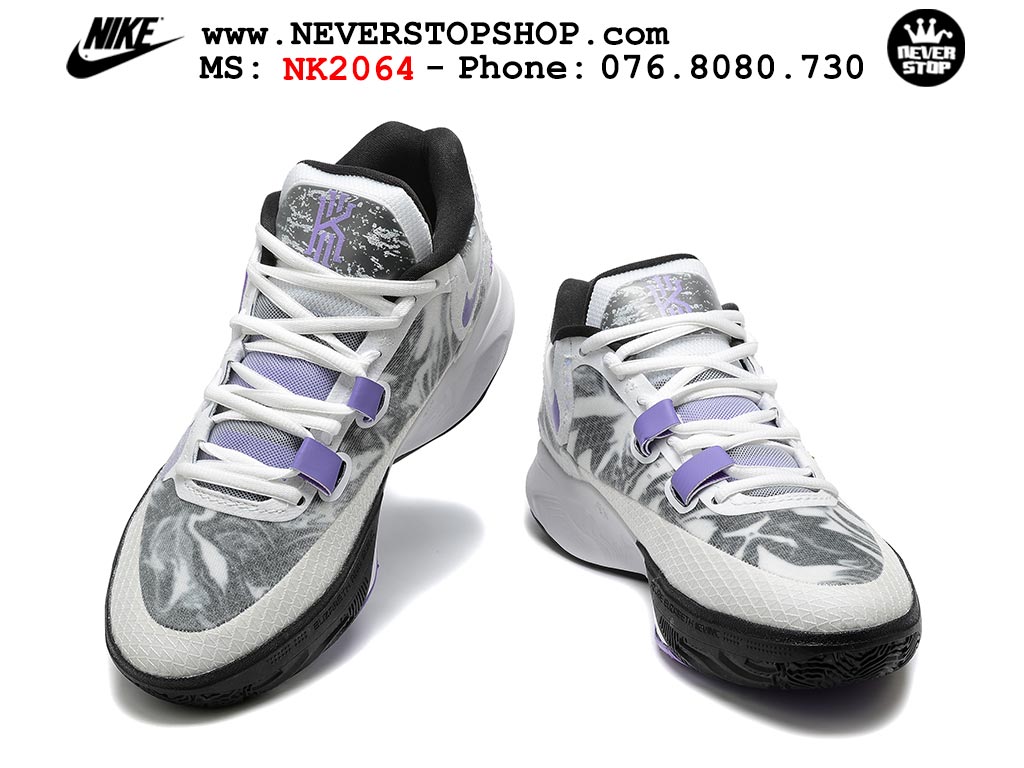 Giày bóng rổ nam Nike Kyrie 9 Trắng Tím cổ cao Replica 1:1 authentic chính hãng giá rẻ tốt nhất tại NeverStopShop.com HCM