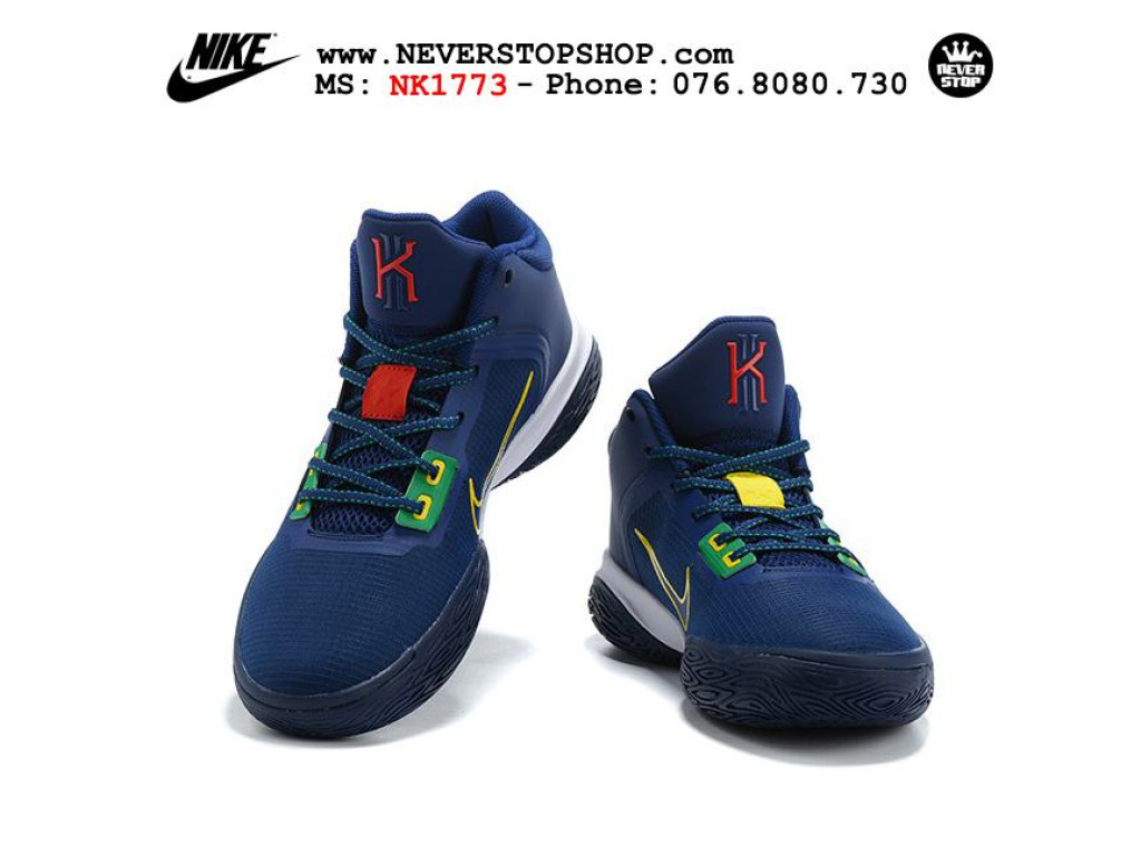 Giày Nike Kyrie Flytrap 4 Xanh Đỏ Vàng hàng chuẩn sfake replica 1:1 real chính hãng giá rẻ tốt nhất tại NeverStopShop.com HCM