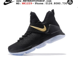 Giày Nike Lebron 14 Black Gold nam nữ hàng chuẩn sfake replica 1:1 real chính hãng giá rẻ tốt nhất tại NeverStopShop.com HCM