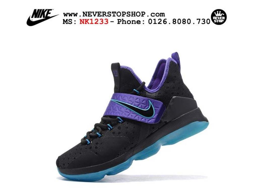 Giày Nike Lebron 14 Black Purple nam nữ hàng chuẩn sfake replica 1:1 real chính hãng giá rẻ tốt nhất tại NeverStopShop.com HCM