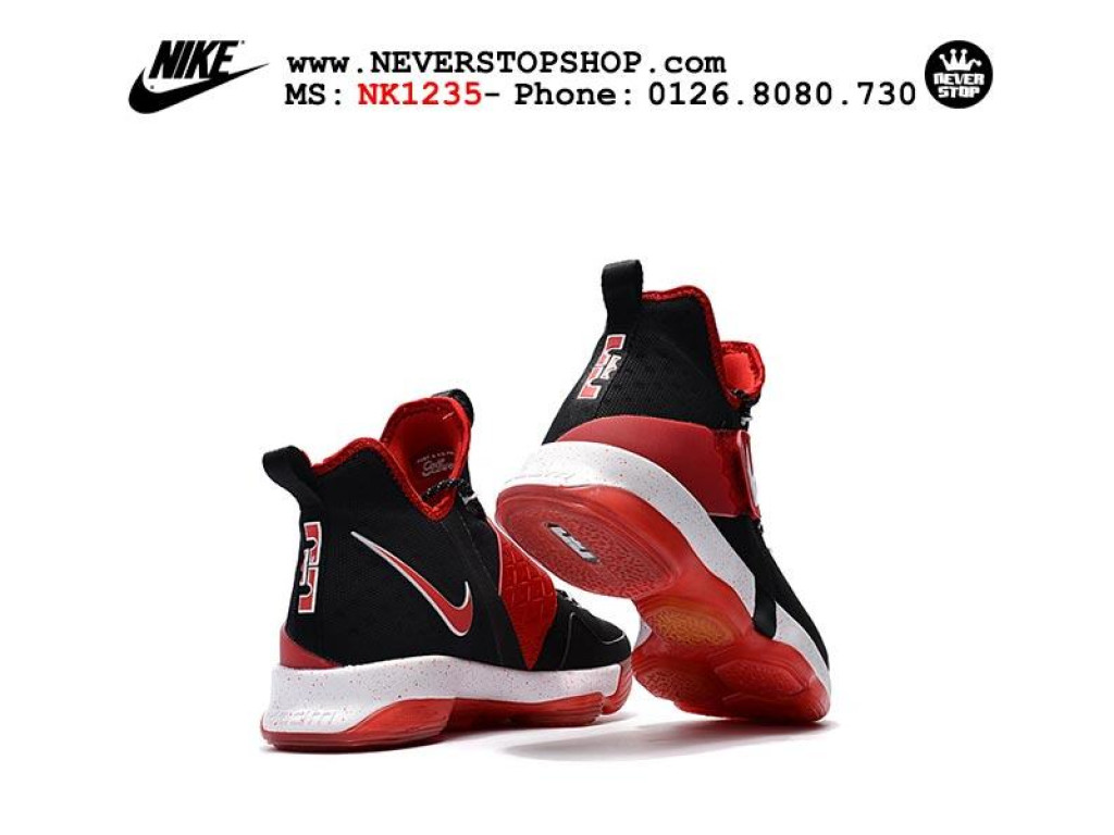 Giày Nike Lebron 14 Black Red nam nữ hàng chuẩn sfake replica 1:1 real chính hãng giá rẻ tốt nhất tại NeverStopShop.com HCM