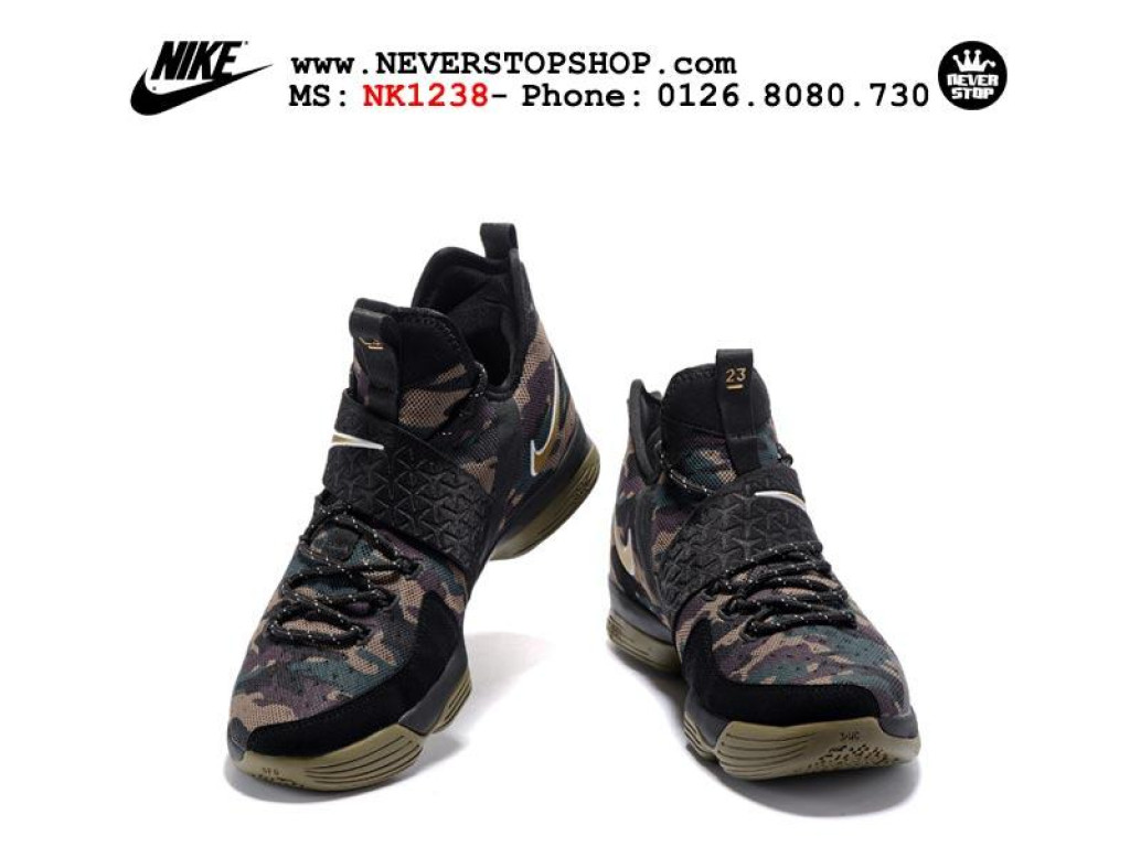 Giày Nike Lebron 14 Camo nam nữ hàng chuẩn sfake replica 1:1 real chính hãng giá rẻ tốt nhất tại NeverStopShop.com HCM