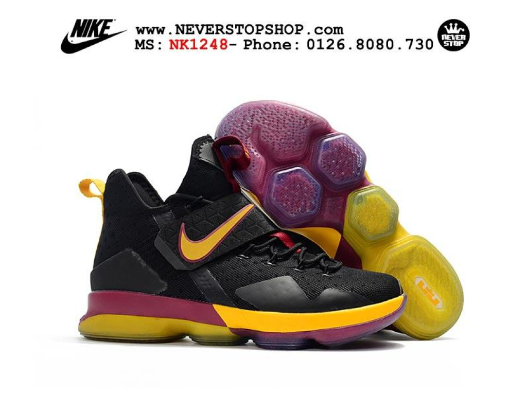 Giày Nike Lebron 14 PE Cavs nam nữ hàng chuẩn sfake replica 1:1 real chính hãng giá rẻ tốt nhất tại NeverStopShop.com HCM