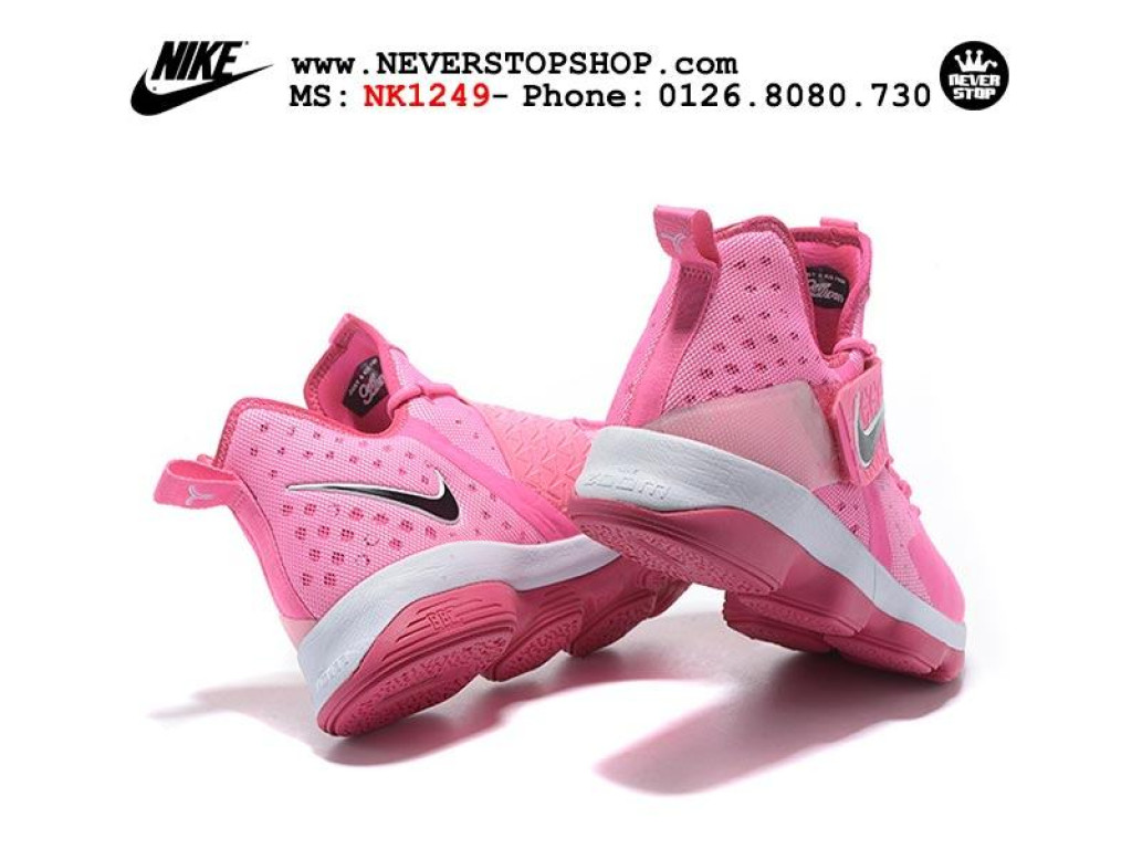 Giày Nike Lebron 14 Pink nam nữ hàng chuẩn sfake replica 1:1 real chính hãng giá rẻ tốt nhất tại NeverStopShop.com HCM
