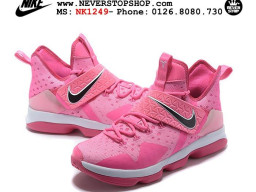 Giày Nike Lebron 14 Pink nam nữ hàng chuẩn sfake replica 1:1 real chính hãng giá rẻ tốt nhất tại NeverStopShop.com HCM