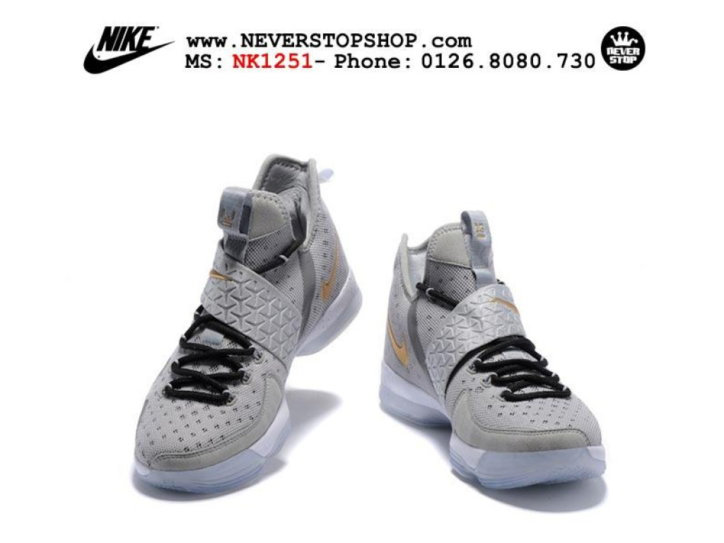 Giày Nike Lebron 14 Silver nam nữ hàng chuẩn sfake replica 1:1 real chính hãng giá rẻ tốt nhất tại NeverStopShop.com HCM