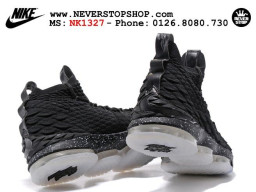 Giày Nike Lebron 15 Black Oreo nam nữ hàng chuẩn sfake replica 1:1 real chính hãng giá rẻ tốt nhất tại NeverStopShop.com HCM