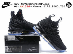 Giày Nike Lebron 15 Black Ice nam nữ hàng chuẩn sfake replica 1:1 real chính hãng giá rẻ tốt nhất tại NeverStopShop.com HCM