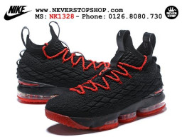 Giày Nike Lebron 15 Black Red nam nữ hàng chuẩn sfake replica 1:1 real chính hãng giá rẻ tốt nhất tại NeverStopShop.com HCM