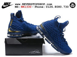 Giày Nike Lebron 15 Blue Gold nam nữ hàng chuẩn sfake replica 1:1 real chính hãng giá rẻ tốt nhất tại NeverStopShop.com HCM