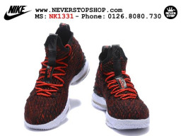 Giày Nike Lebron 15 Bred nam nữ hàng chuẩn sfake replica 1:1 real chính hãng giá rẻ tốt nhất tại NeverStopShop.com HCM