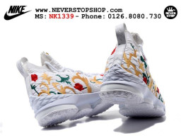 Giày Nike Lebron 15 Floral nam nữ hàng chuẩn sfake replica 1:1 real chính hãng giá rẻ tốt nhất tại NeverStopShop.com HCM