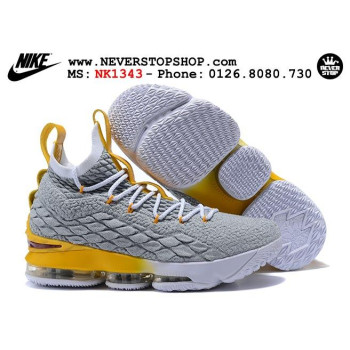 Nike Lebron 15 Grey Yellow